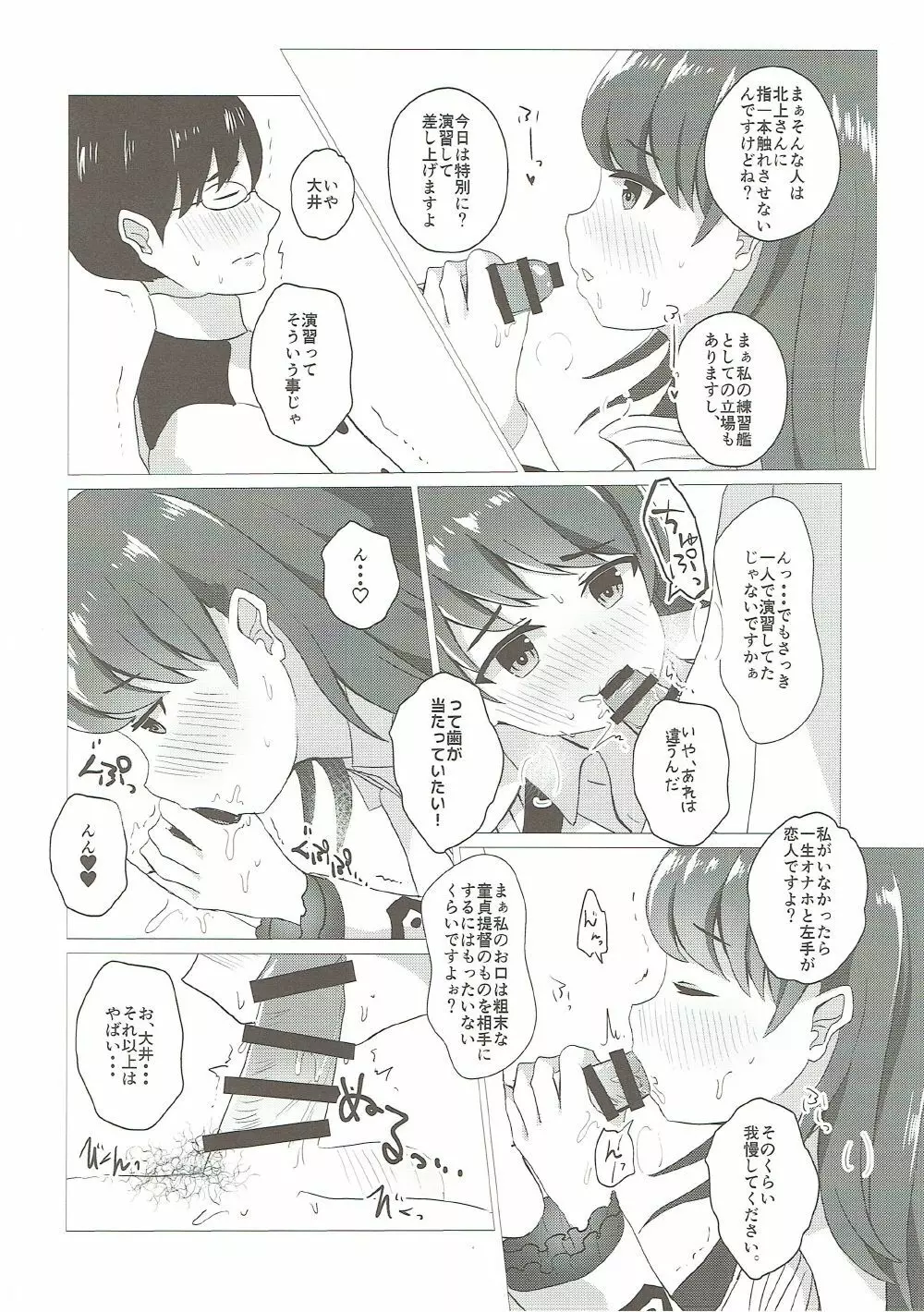 大井っちと練習したいっ!! Page.9