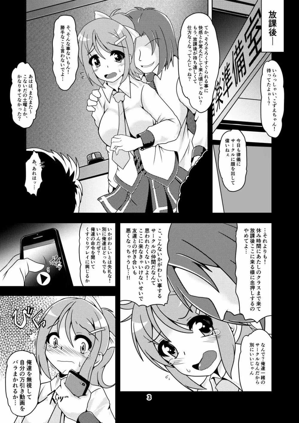 くすぐり奴隷★こずえちゃん こちょこちょサークルとその後のお話 Page.2