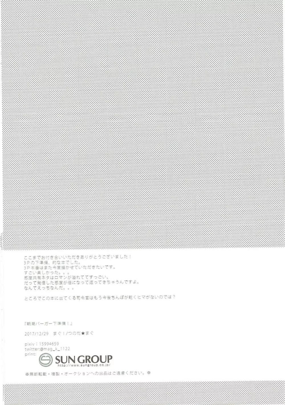 朝潮バーガー下準備！ Page.21
