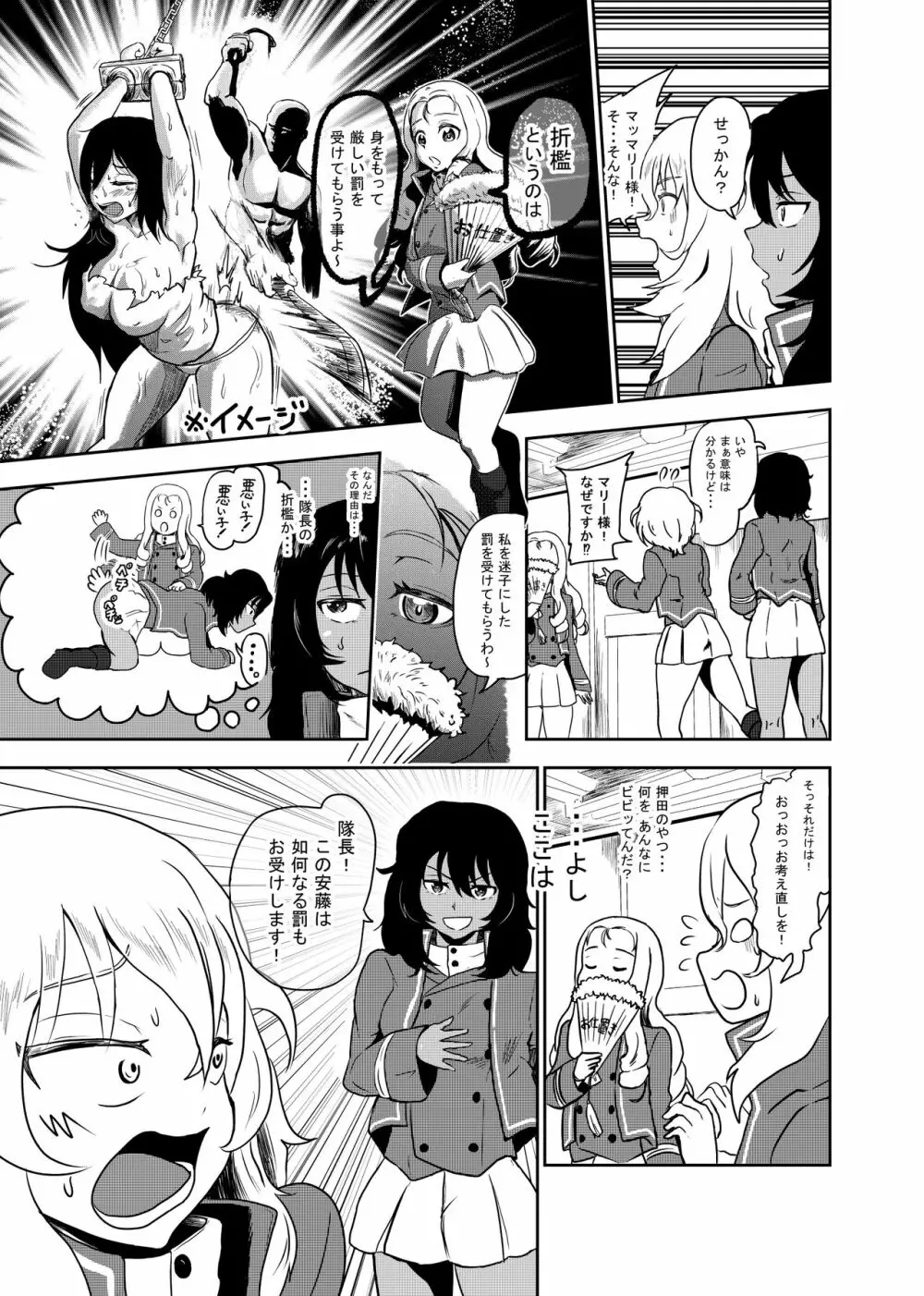 マリー様、押田と安藤 折檻するってよ 前編 Page.5