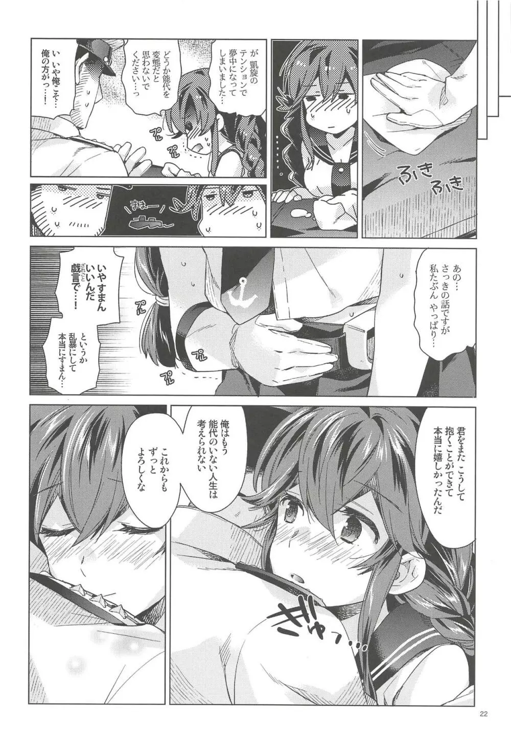 能代をずっとよろしくどうぞ! 能代のあまいお話2 Page.21