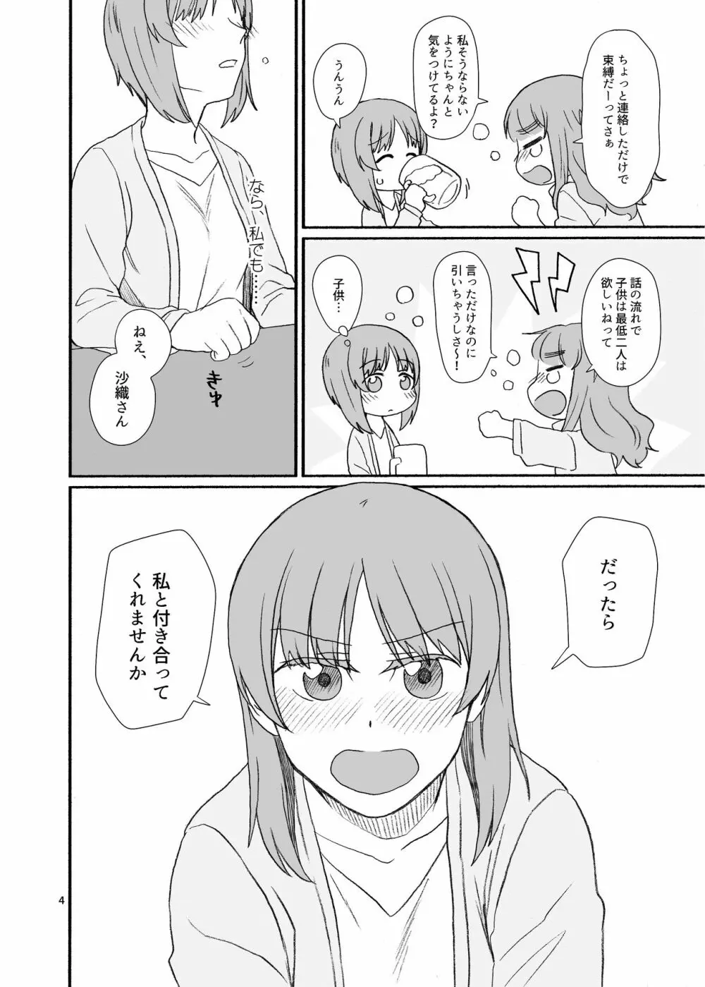 沙織さん、付き合って下さい! Page.3