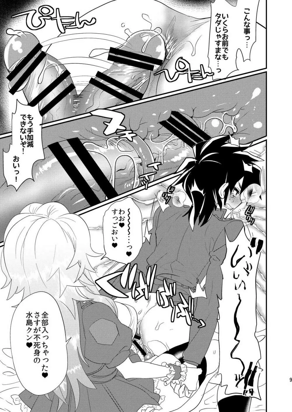 水島クンに突撃!フタナリ隊 Page.10