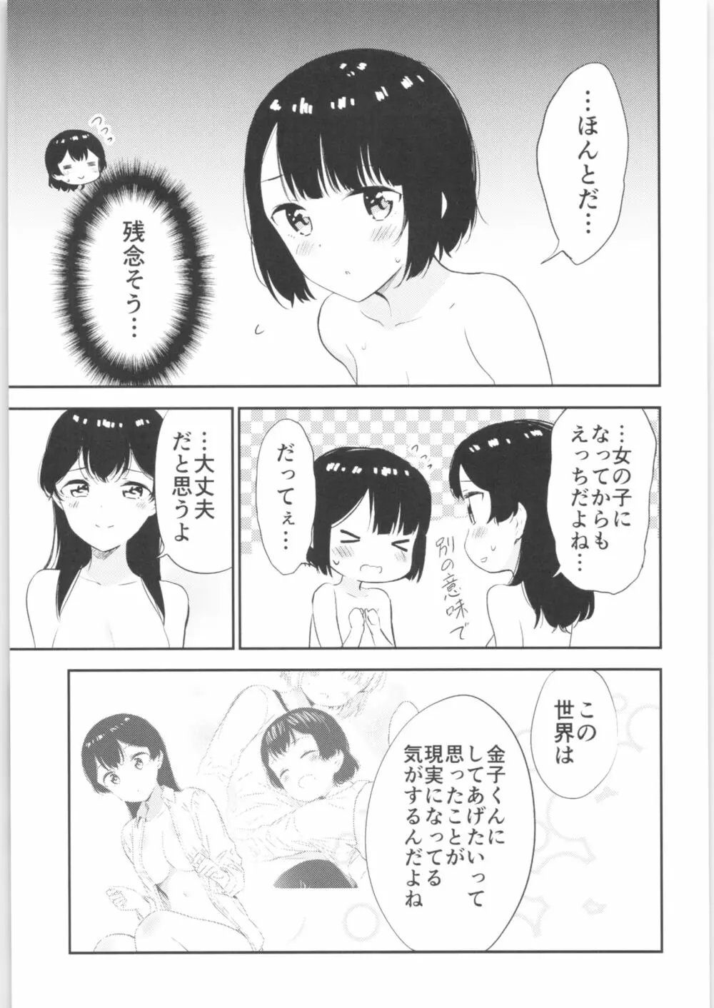 もしも女顔の男の子が女の子の体になったら Page.42