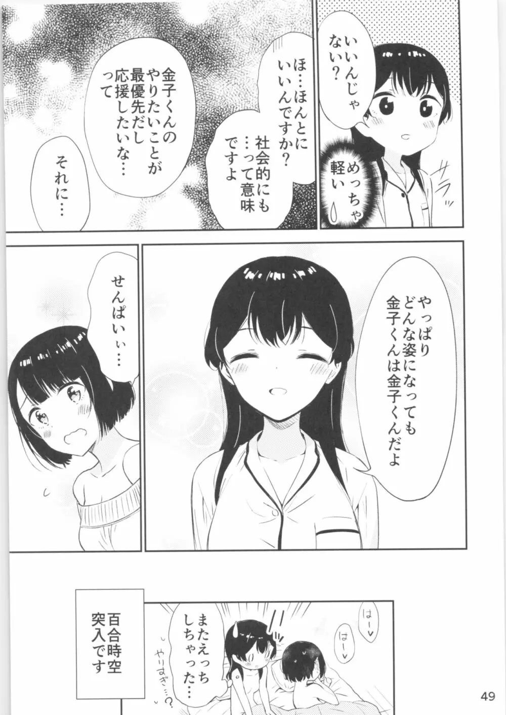 もしも女顔の男の子が女の子の体になったら Page.48