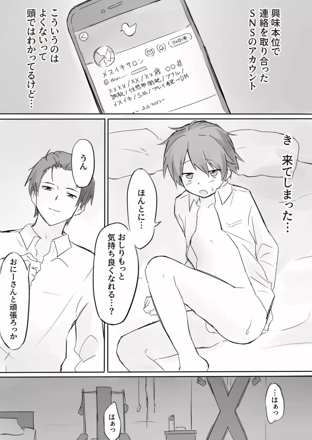 アナル拡げて前立腺陵辱 Page.2