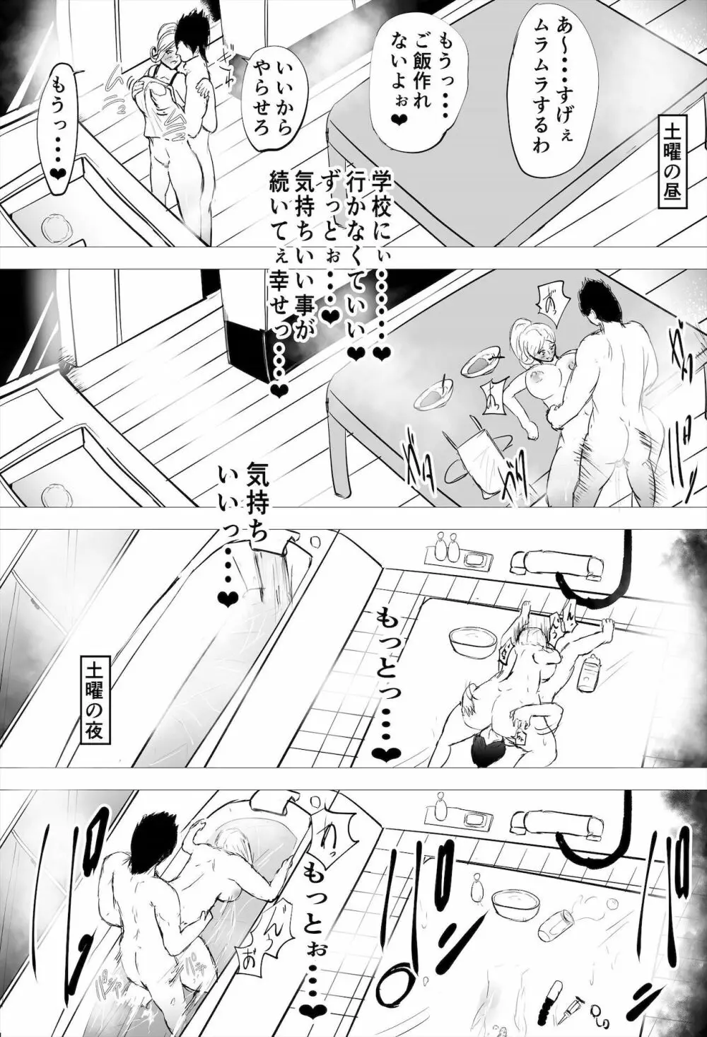 陰キャ女さんヤンキーデビューするも先輩の性奴隷になってしまう Page.36