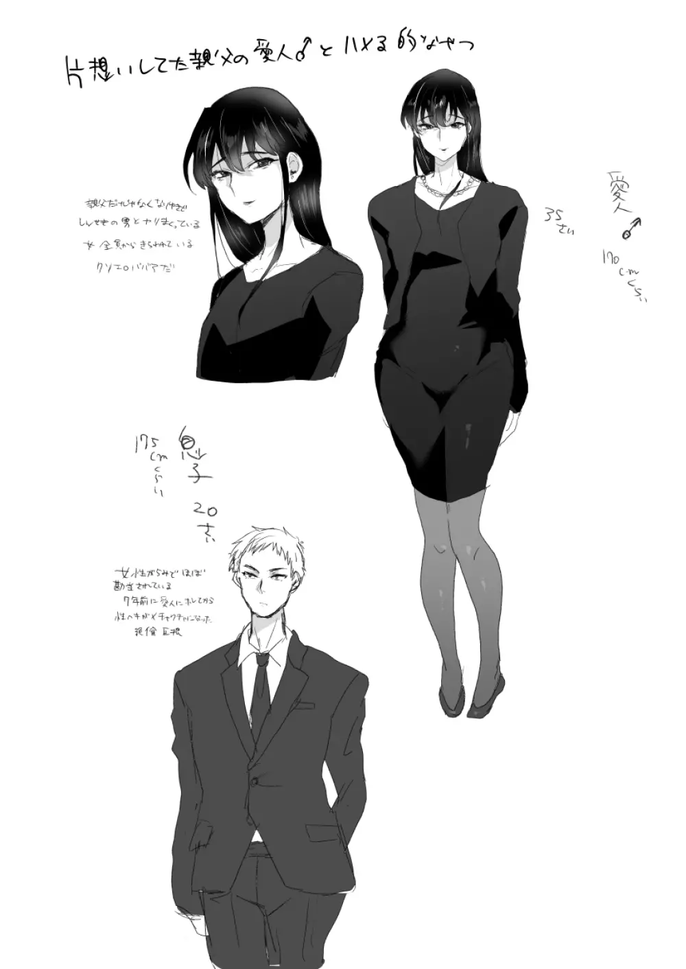 親父の愛人のエロババア♂を犯る！！ Page.15