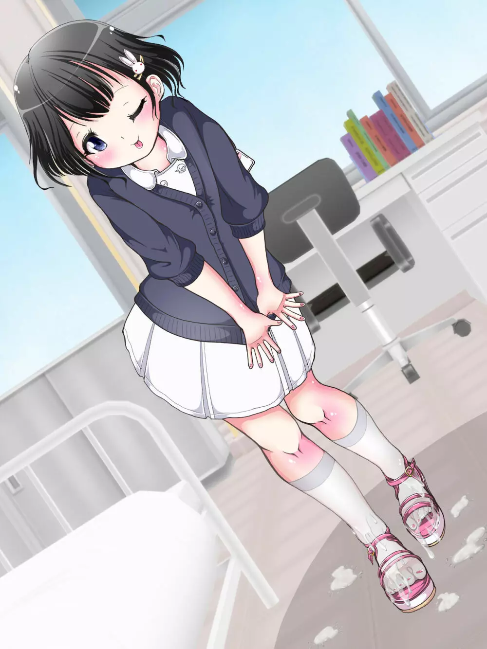 おねショタ足コキ性教育！？ナースの足コキ射精指導 Page.172