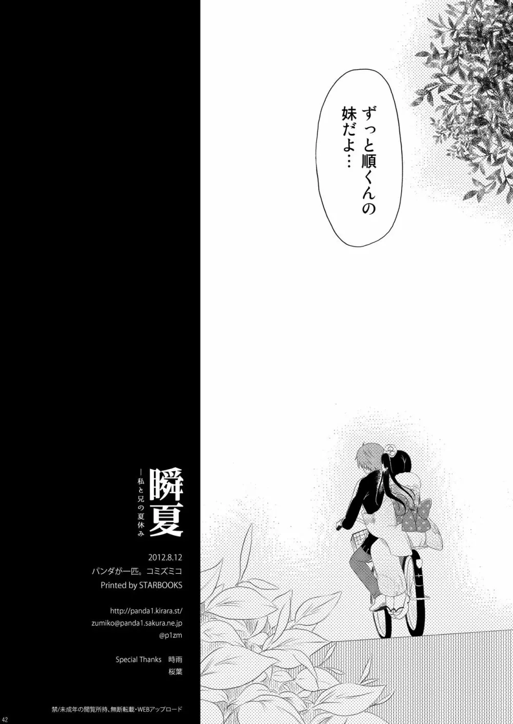 瞬夏-私と兄の夏休み Page.41