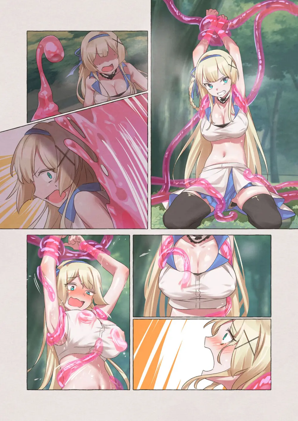 スライムパンデミック ―エナジードレインでスライムにやりたい放題される姫騎士物語― Page.38