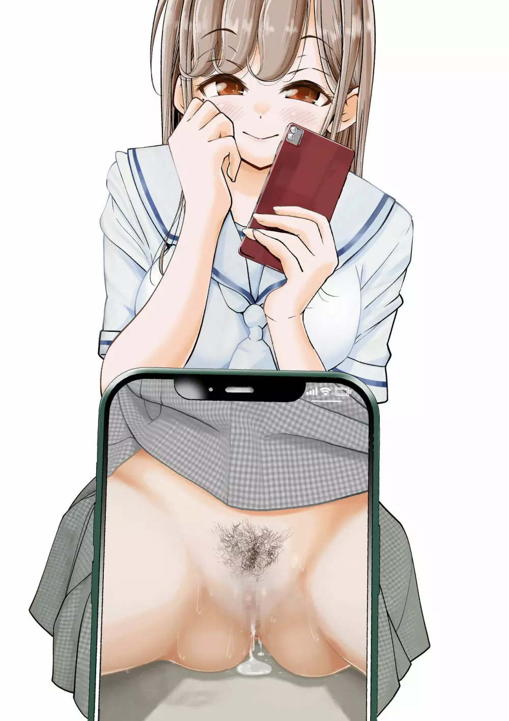 教え子JKがエロ写メ送って誘ってくる! Page.129