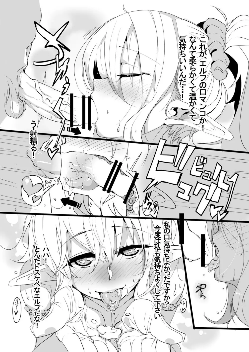 Hなエルフにチョメチョメされちゃう本。 Page.3