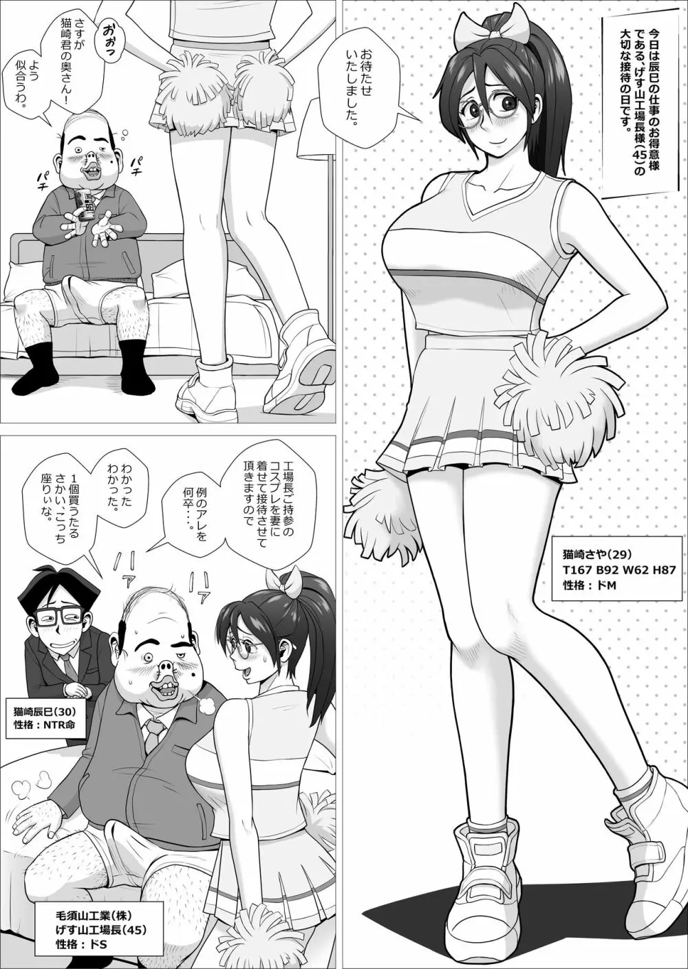 エロ人妻のあぶない寝取られ接待 ゲス工場長編 Page.2