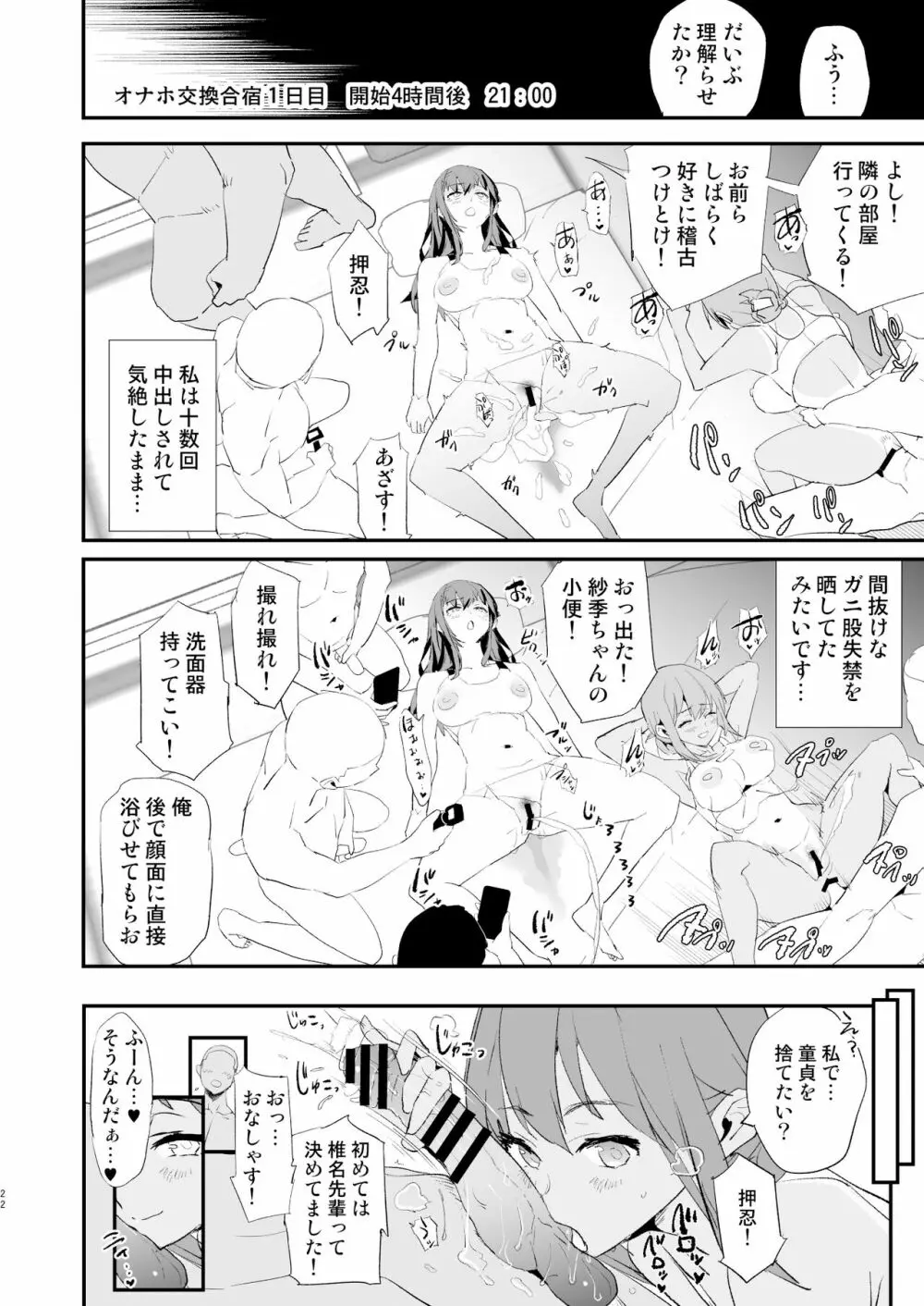 わたしたちのオナホ交換合宿・一日目と二日目！ Page.22