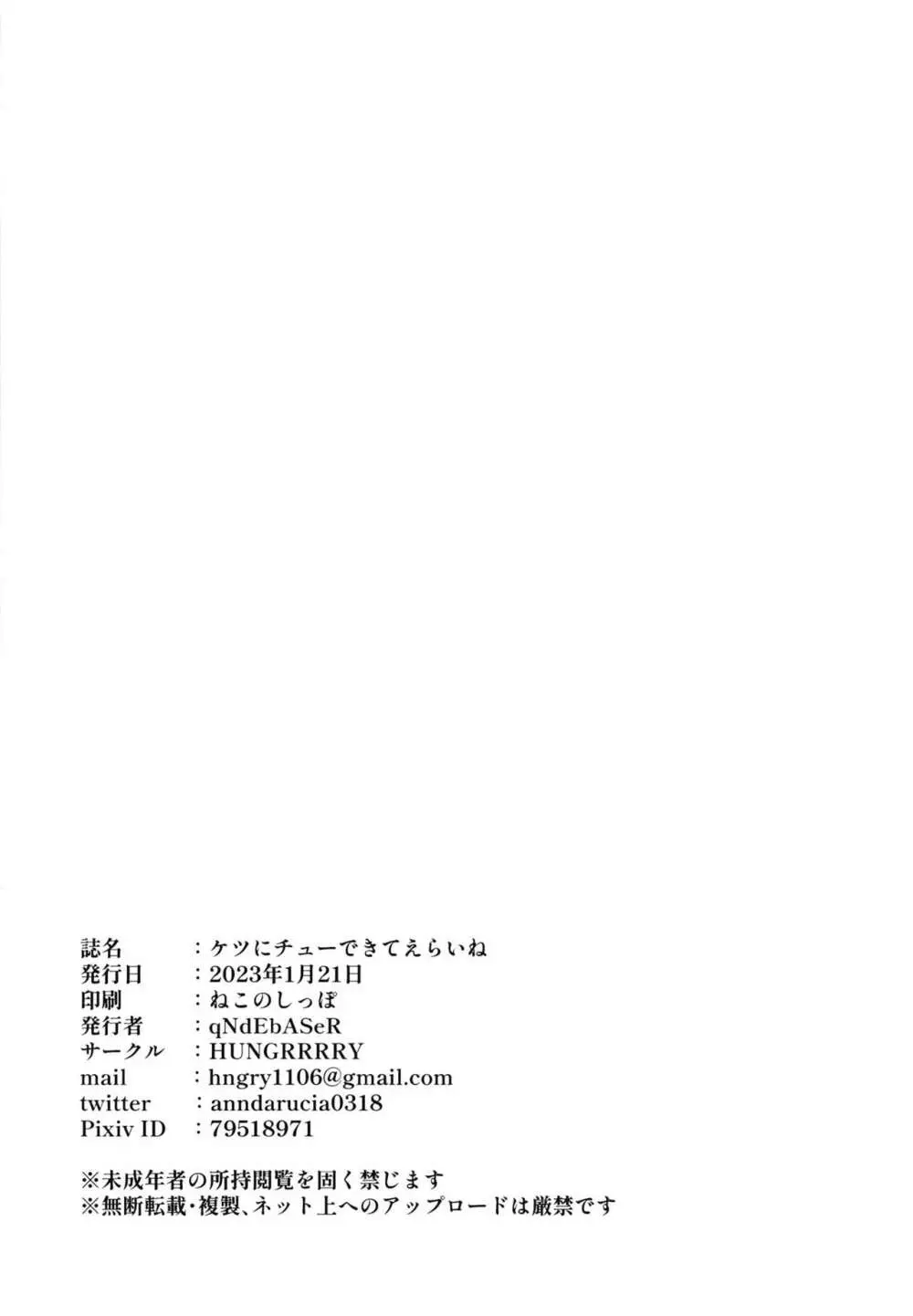 ケツにチューできてえらいね Page.24