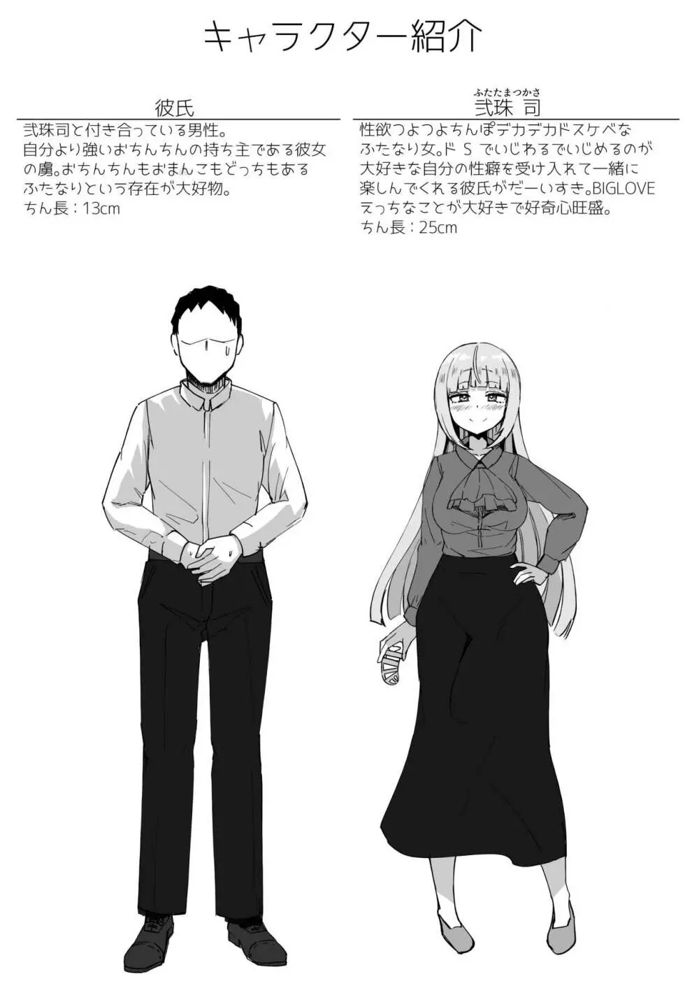 ふたなりOL弐珠司ちゃんといちゃらぶ射精管理～ポリネシアンセックスで快楽漬けの5日間～ Page.2