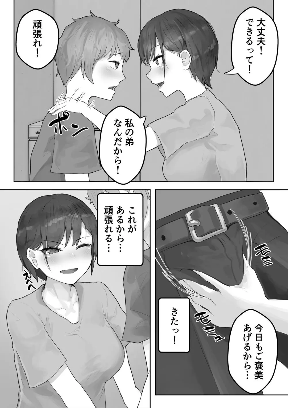 僕の憧れのねーちゃんがおじさんのメスになるNTR Page.4