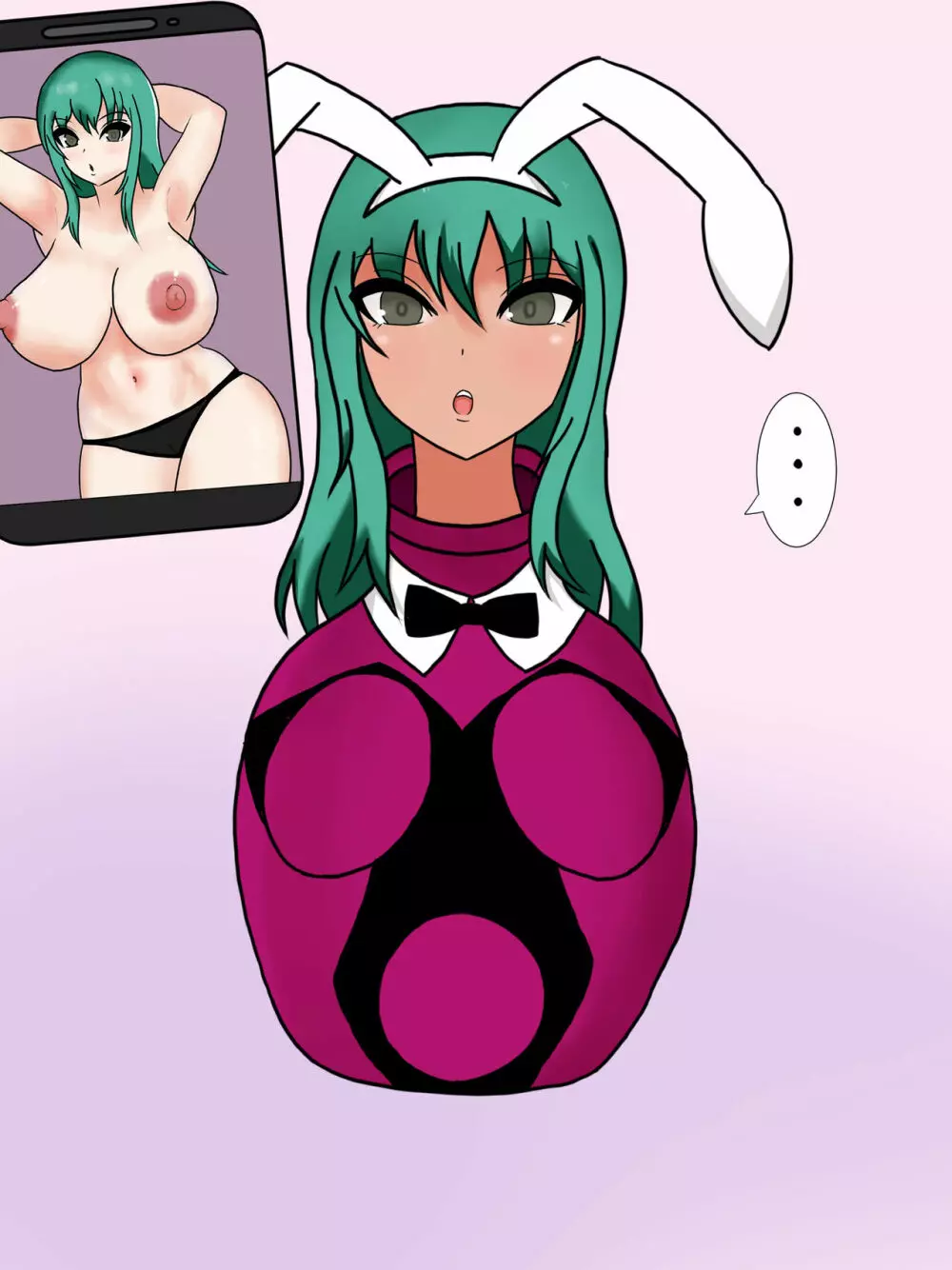 緑髪の巨乳娘ちゃんが「レディポット化」しちゃうだけの形状変化エロCG集 Page.118