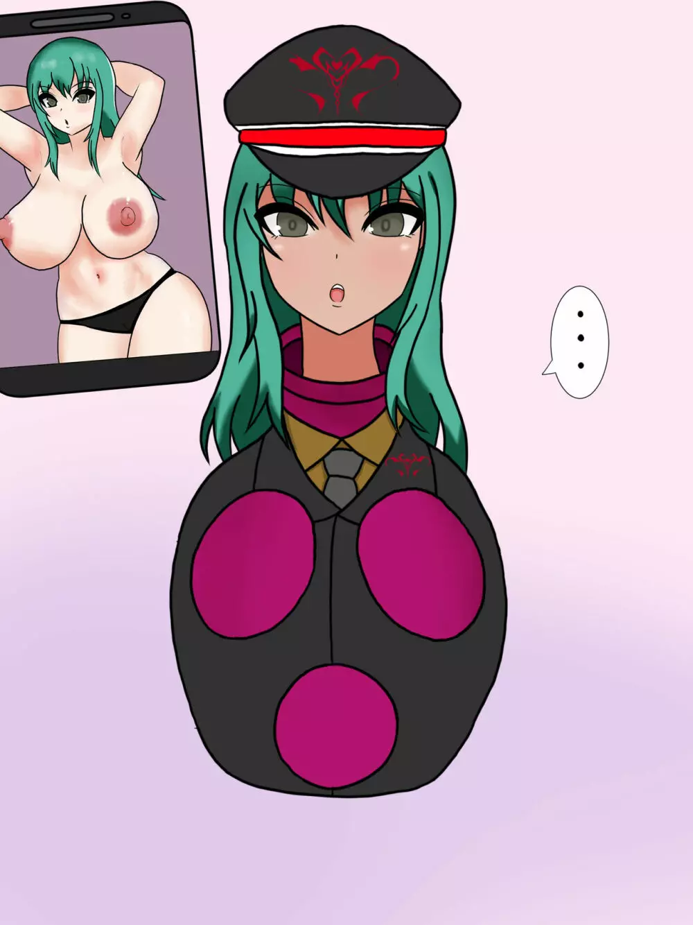 緑髪の巨乳娘ちゃんが「レディポット化」しちゃうだけの形状変化エロCG集 Page.146