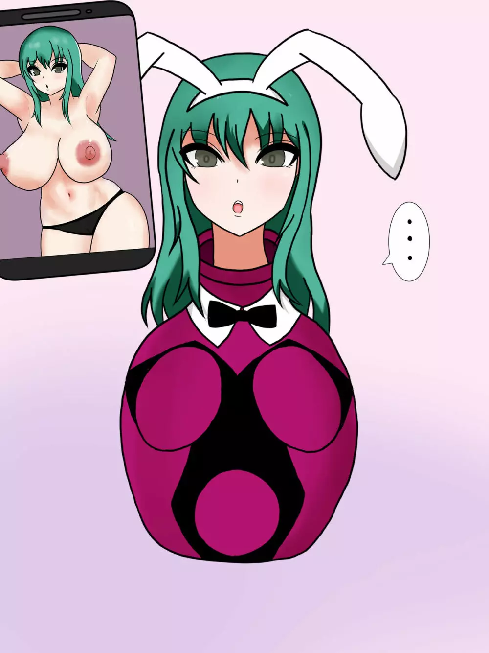 緑髪の巨乳娘ちゃんが「レディポット化」しちゃうだけの形状変化エロCG集 Page.23