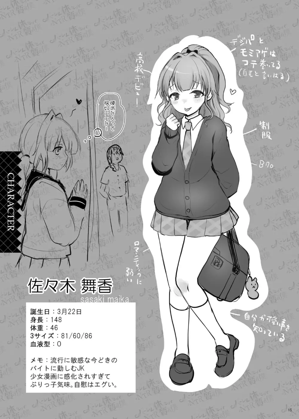 ハーレム体質だけどNTR体質の僕 Page.15
