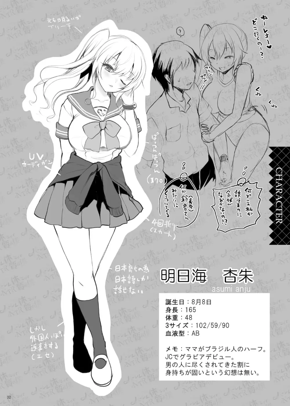 ハーレム体質だけどNTR体質の僕 Page.32
