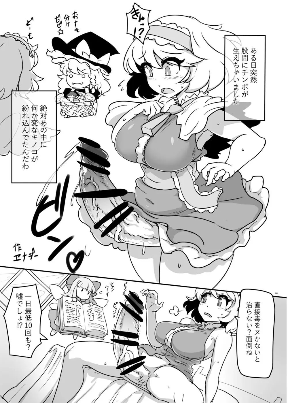 東方ふたなり受け合同誌 Page.291