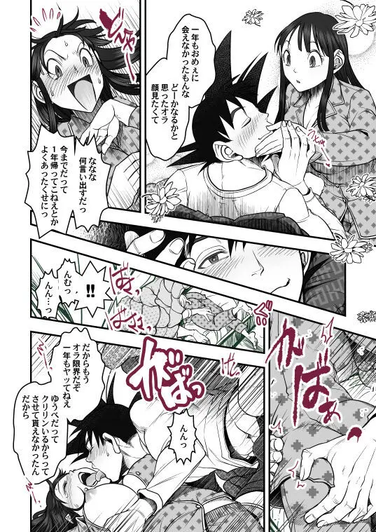Goku x Chichi story throughout time Page.66
