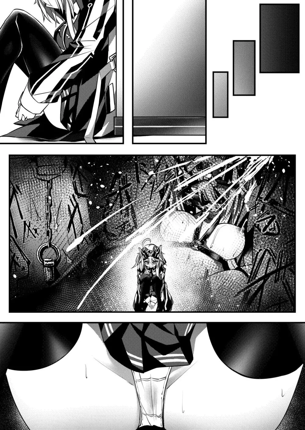 馬之助ちゃんが過去の調教を思い出して思わずオナニーしちゃう3P漫画 Page.5