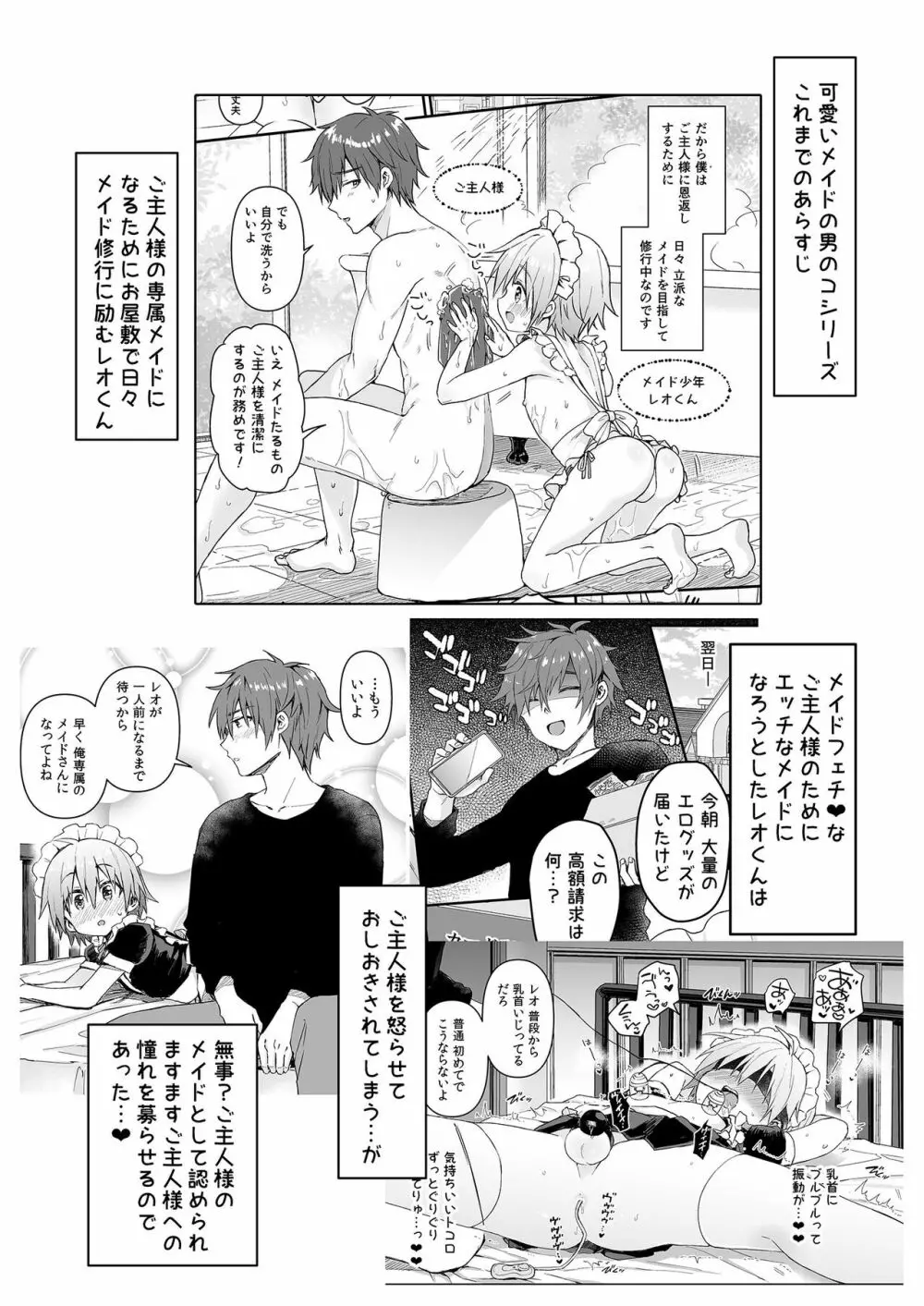 可愛いメイドの男のコ ドＳご主人様と大人のデート編 Page.3