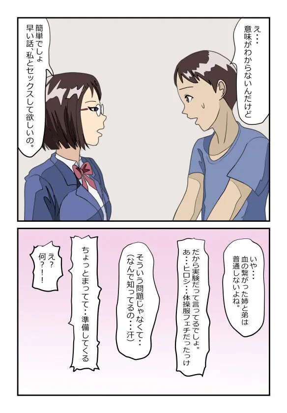 理系メガネの実姉に精液をしぼり取られたらもう姉弟には戻れない Page.4