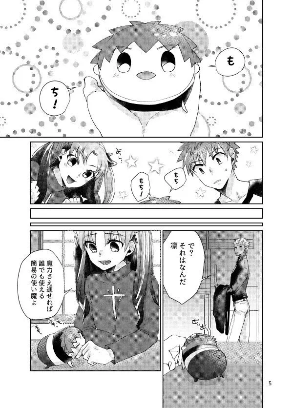 もちしろは衛宮士郎の使い魔である Page.3