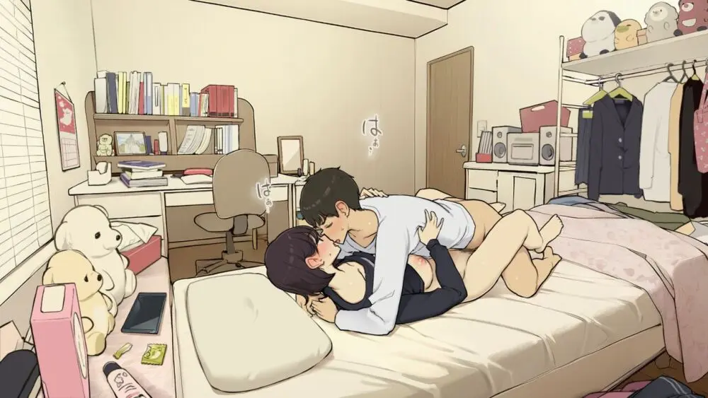家族在宅中でも自分の部屋でなんとかセックスする学生時代 Page.40