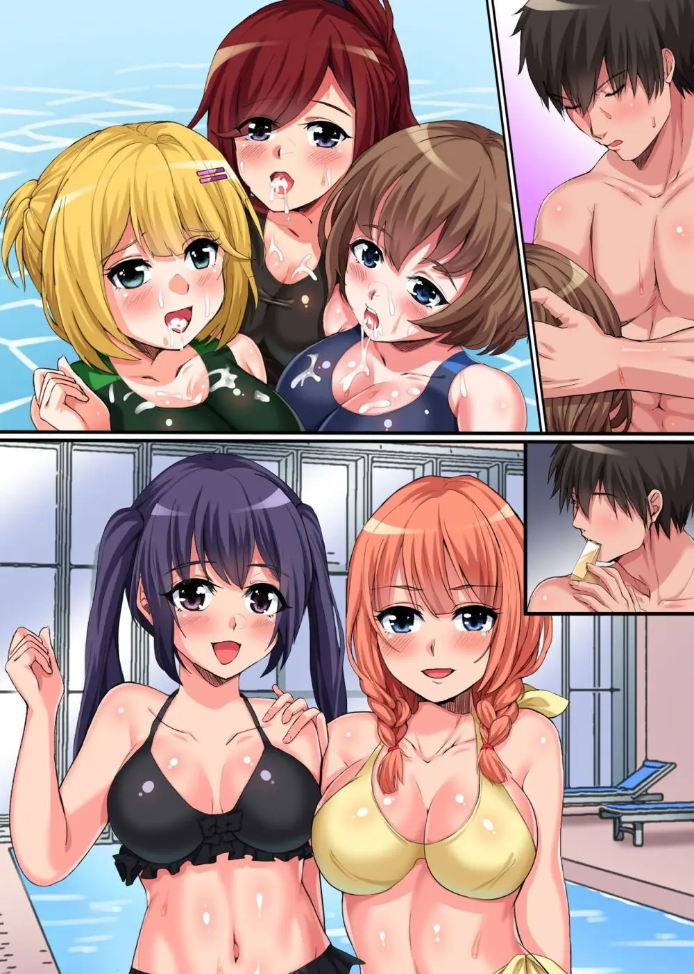 水着美少女たちと催○ハメハメとれーにんぐっ!操りホイッスルでスクール女子たちを全員食い放題 Page.28