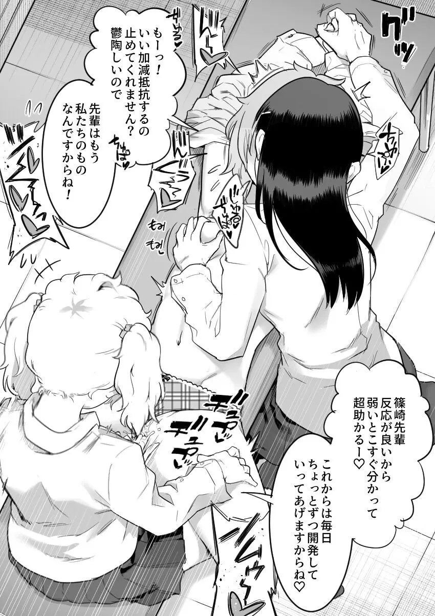 レズ後輩と篠崎 Page.6