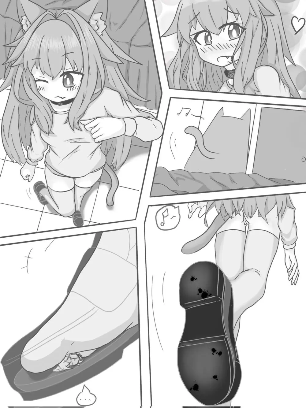 Cat and theft tiny wolf | 猫咪与窃贼小狼 Page.5