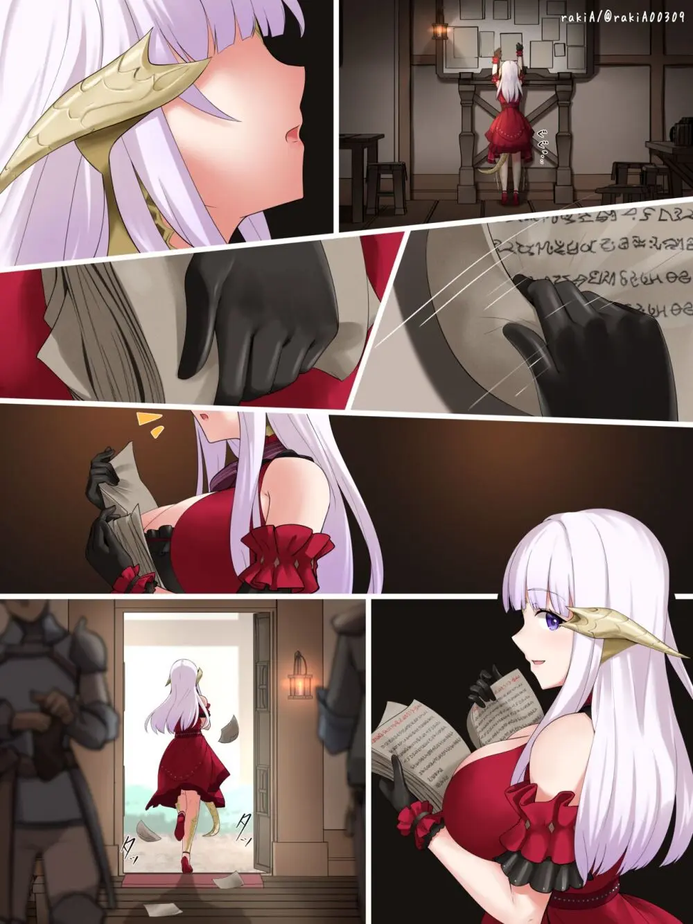 [rakiA] Lilith-chan (OC) ga Fantasy-fuu Sekai de Boukensha Gokko Page.37