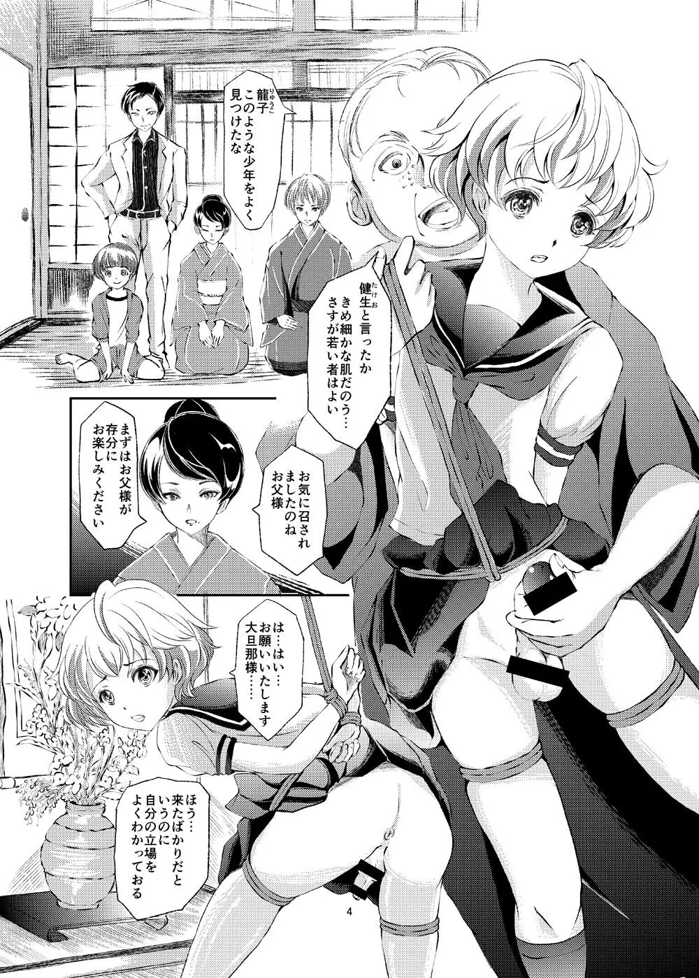 性奴女装少年 Page.4