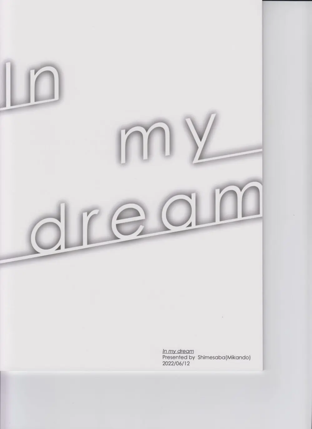 In my dream Page.40