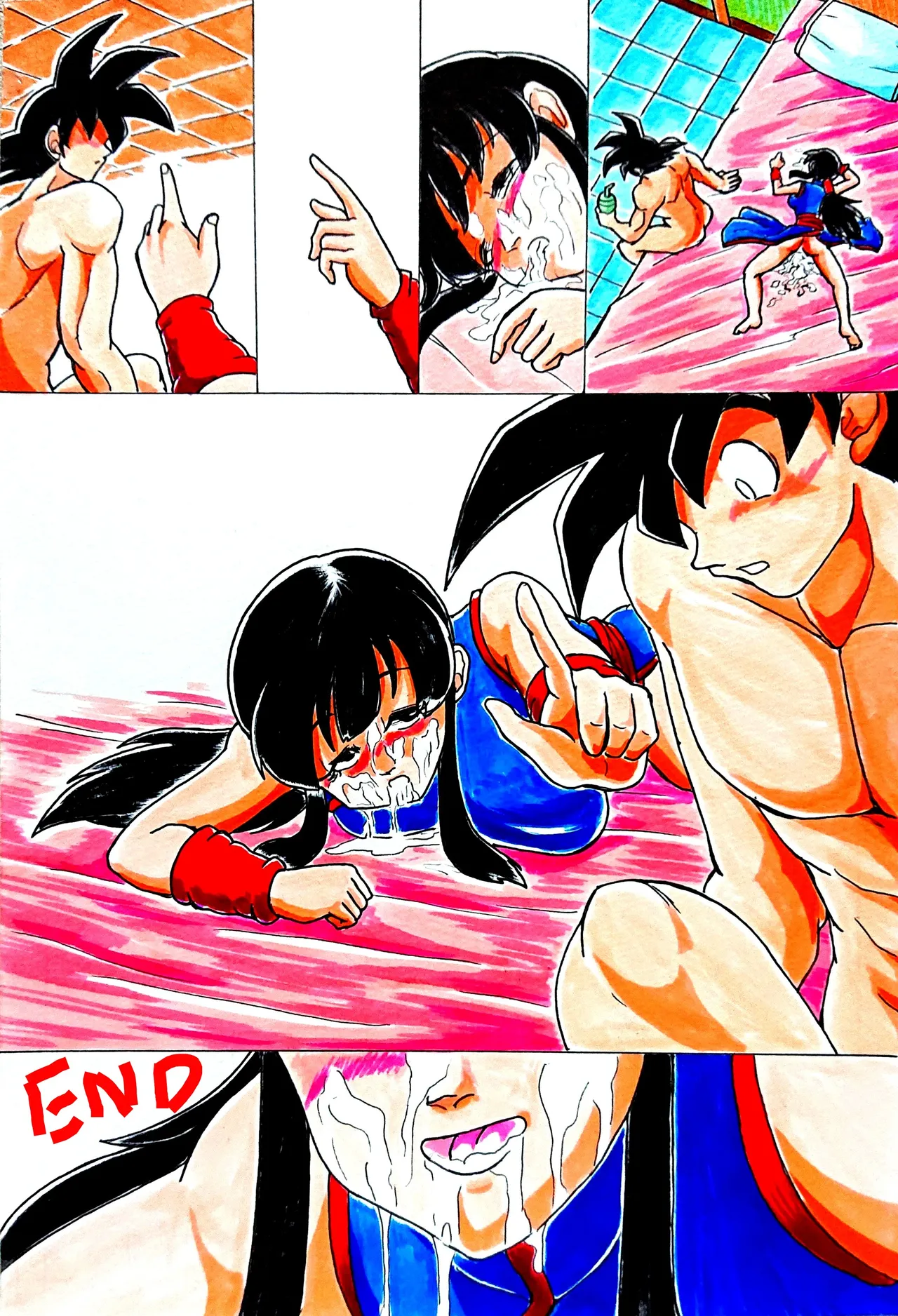 Goku and chichi training Page.24