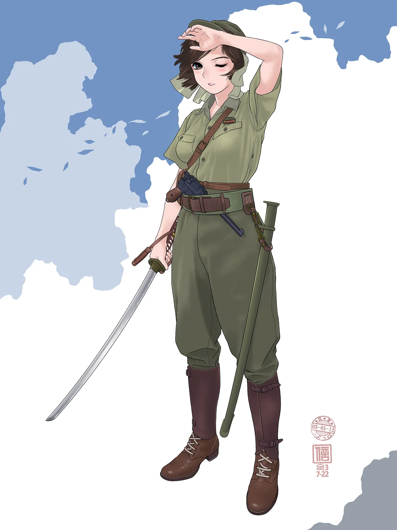 武装军服女子 Page.24