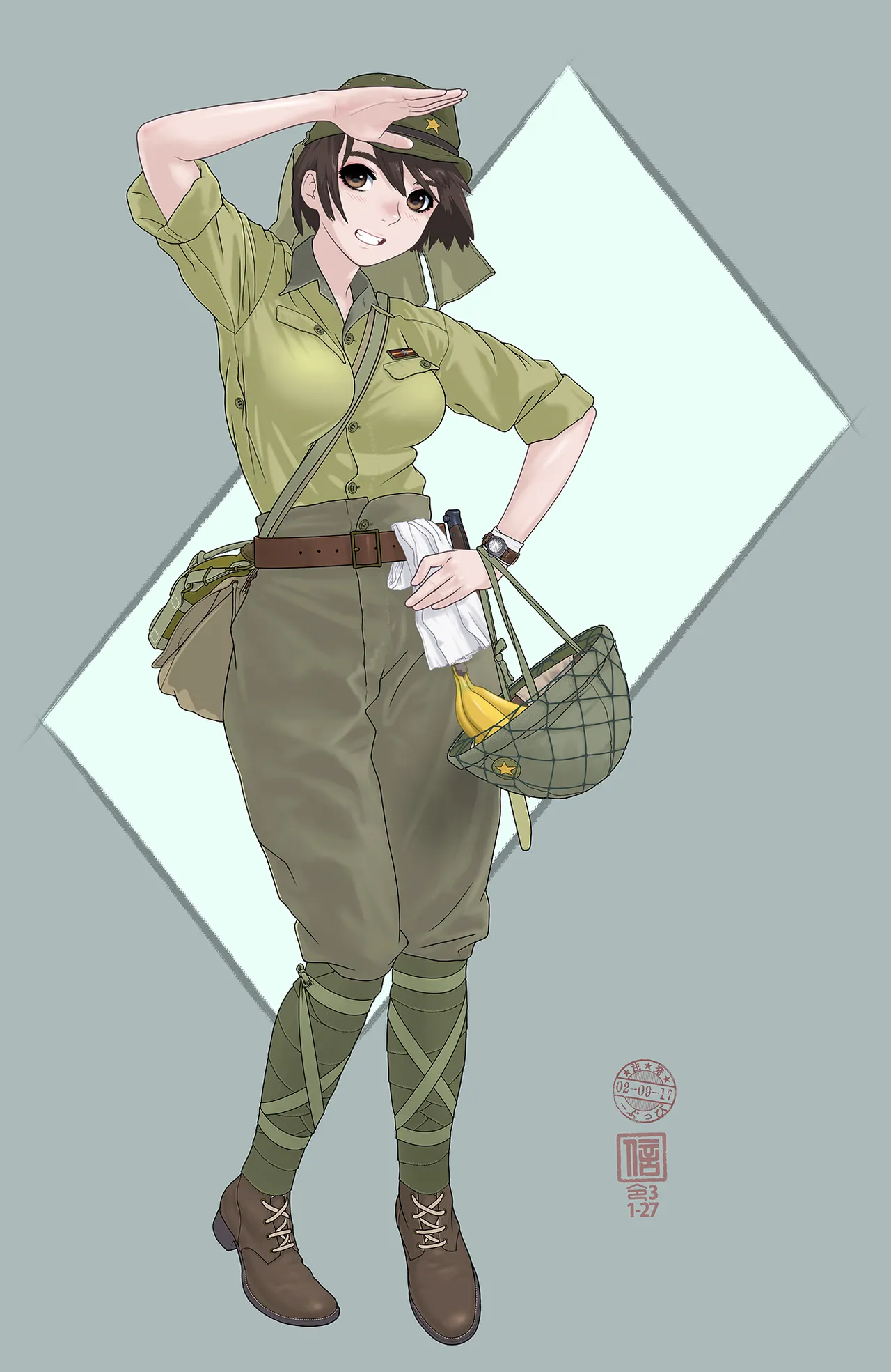 武装军服女子 Page.8