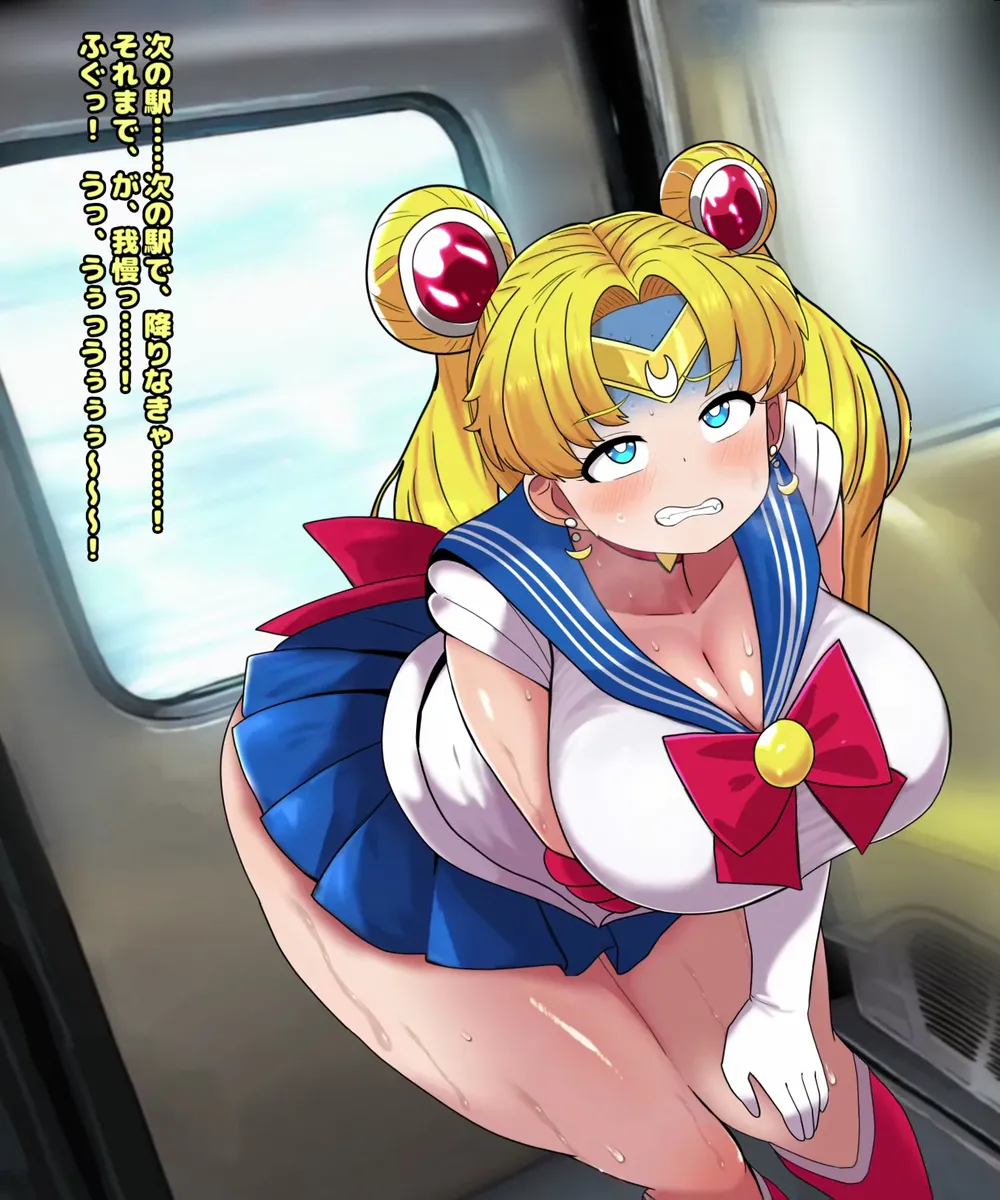 セーラームー●電車便意我慢 Page.10