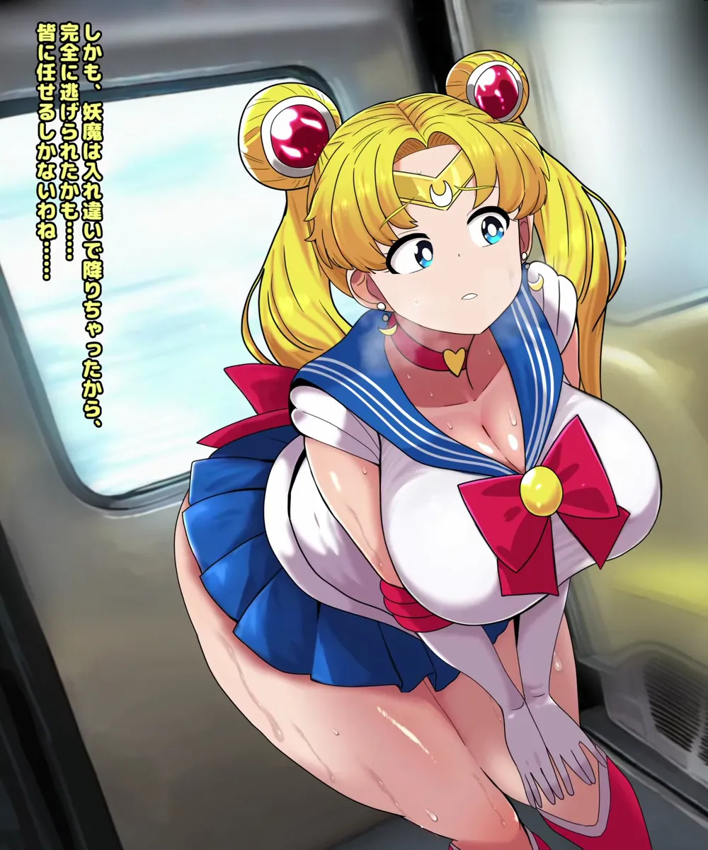 セーラームー●電車便意我慢 Page.2