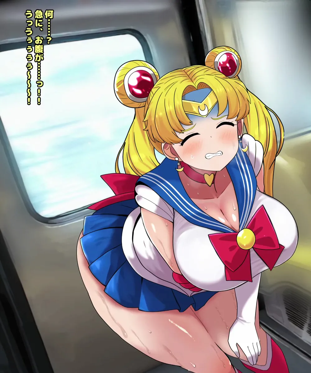 セーラームー●電車便意我慢 Page.8