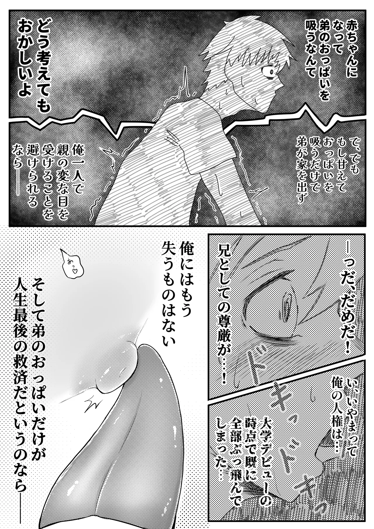 お兄ちゃん、僕の子供を産んでよ Page.9