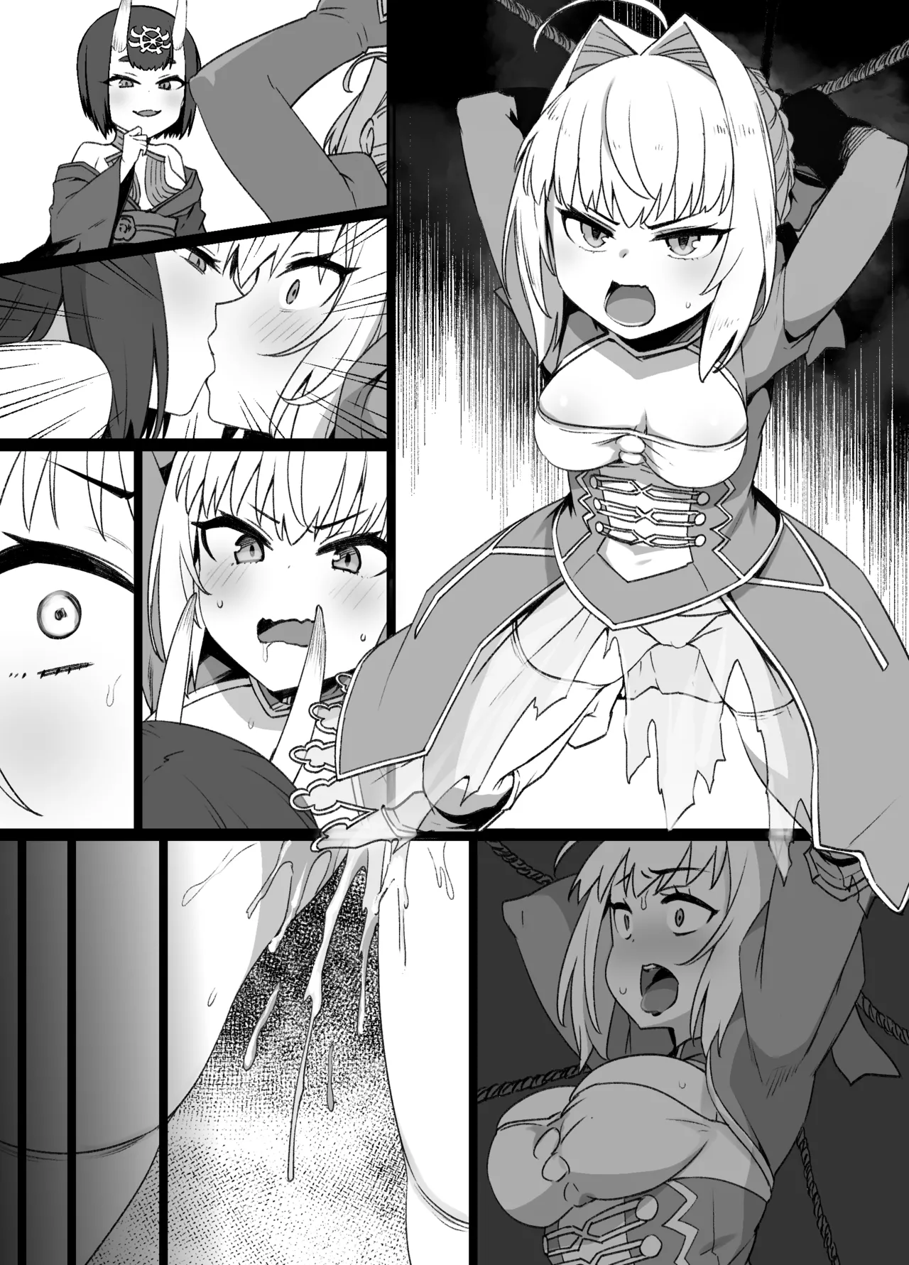 FGO酒呑童子×ネロ憑依漫画 Page.4