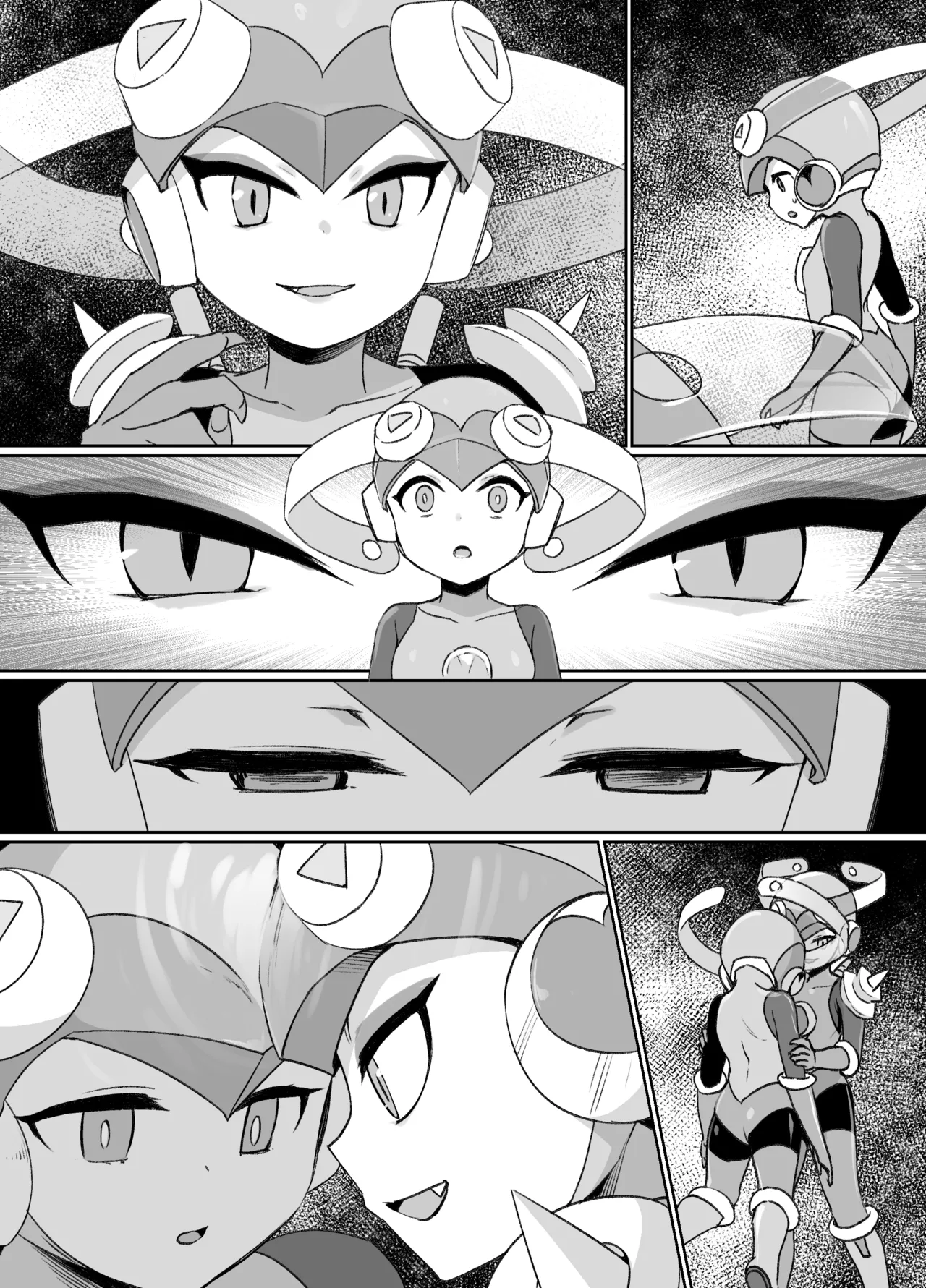 ロックマンエグゼ 悪堕ちロール 洗脳過程シーン Page.5