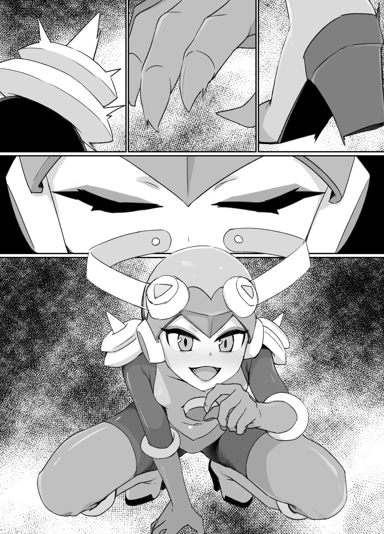 ロックマンエグゼ 悪堕ちロール 洗脳過程シーン Page.6
